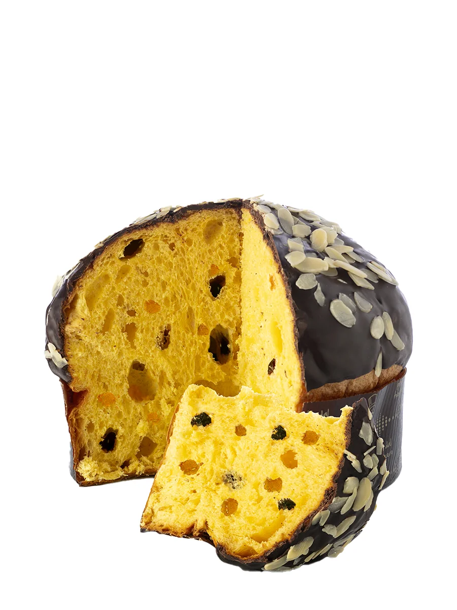 Panettone Pera e Cioccolato Fondente in confezione