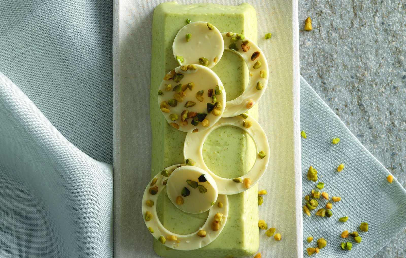 Panna cotta al pistacchio