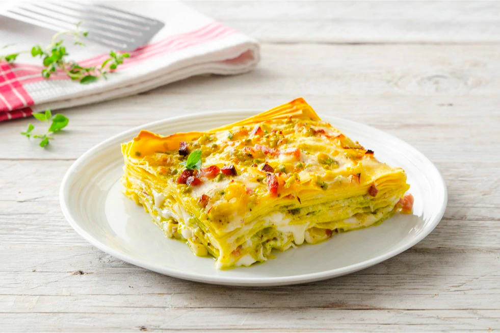 Lasagne al pistacchio