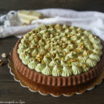 Crostata morbida al cacao con crema al pistacchio