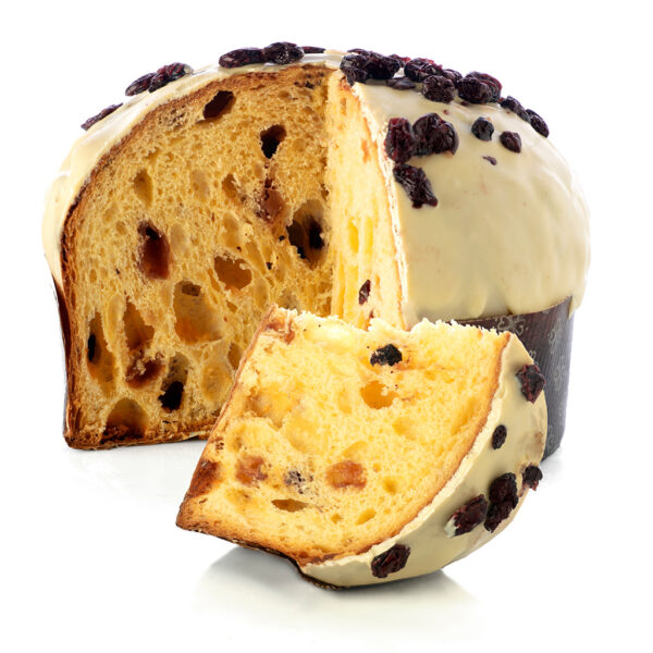 Panettone ai frutti di bosco e cioccolato bianco