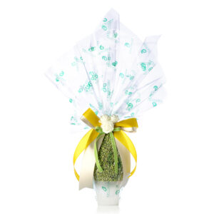 Uovo di Pasqua al cioccolato al pistacchio ricoperto di granella di pistacchio - immagine 3