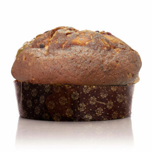 Panettone al caffè con gocce di cioccolato