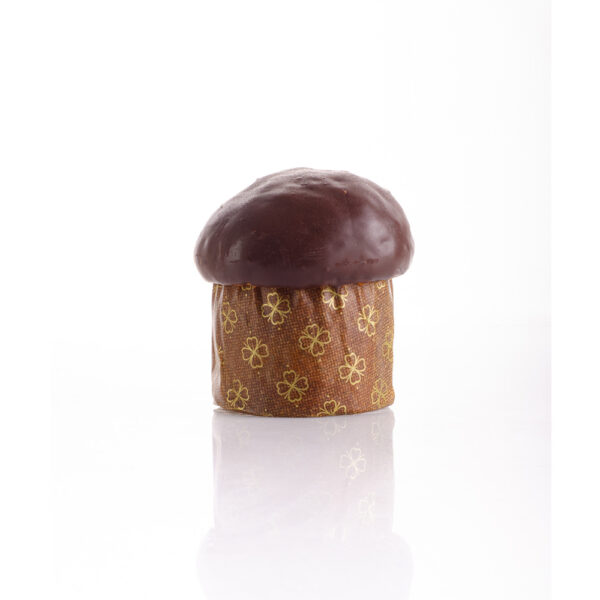Mini Panettone al cioccolato ricoperto di cioccolato fondente