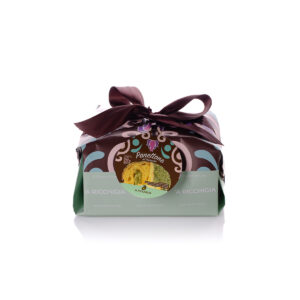 Panettone ricoperto di cioccolato al Pistacchio e farcito con crema al Pistacchio - immagine 2