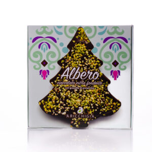 Albero di cioccolato fondente con granella di Pistacchio - immagine 2