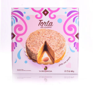 Torta di Mandorla farcita con copertura di Granella di Mandorla