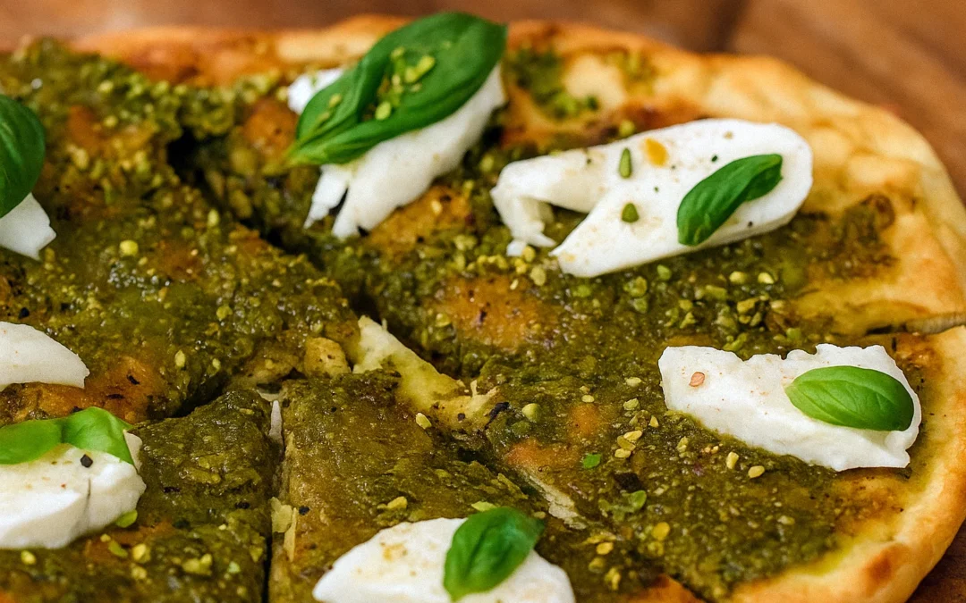Focaccia Gourmet al Pesto di Pistacchio
