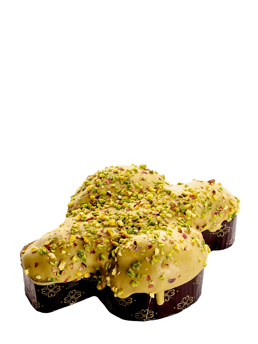 Mini colomba farcita con crema al pistacchio